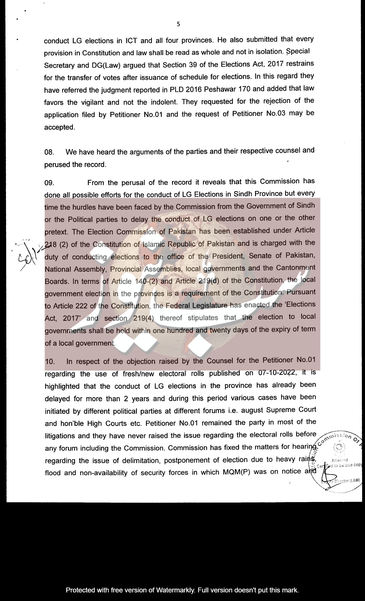 Order LGE Sind 2nd phase page 0005