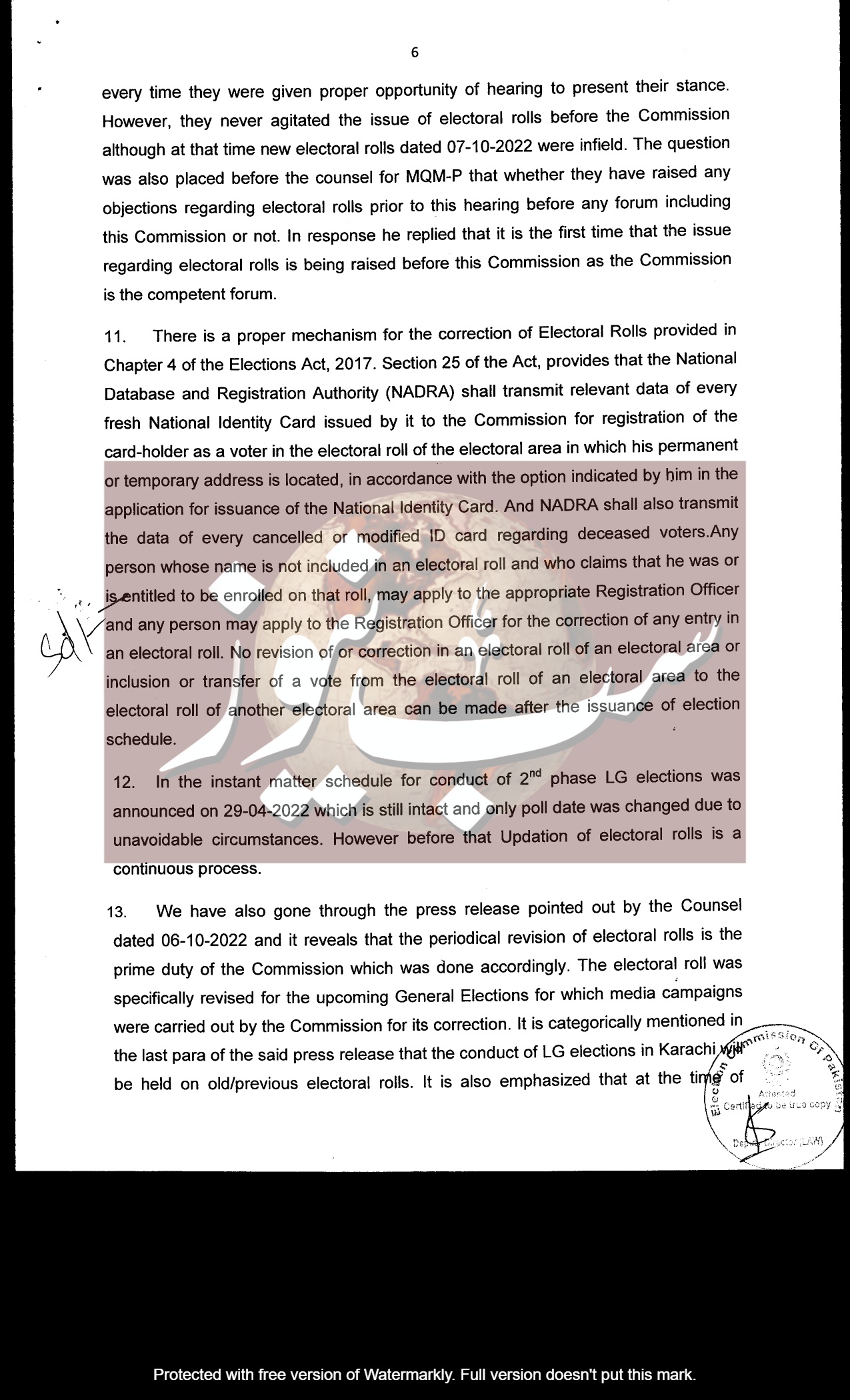 Order LGE Sind 2nd phase page 0006