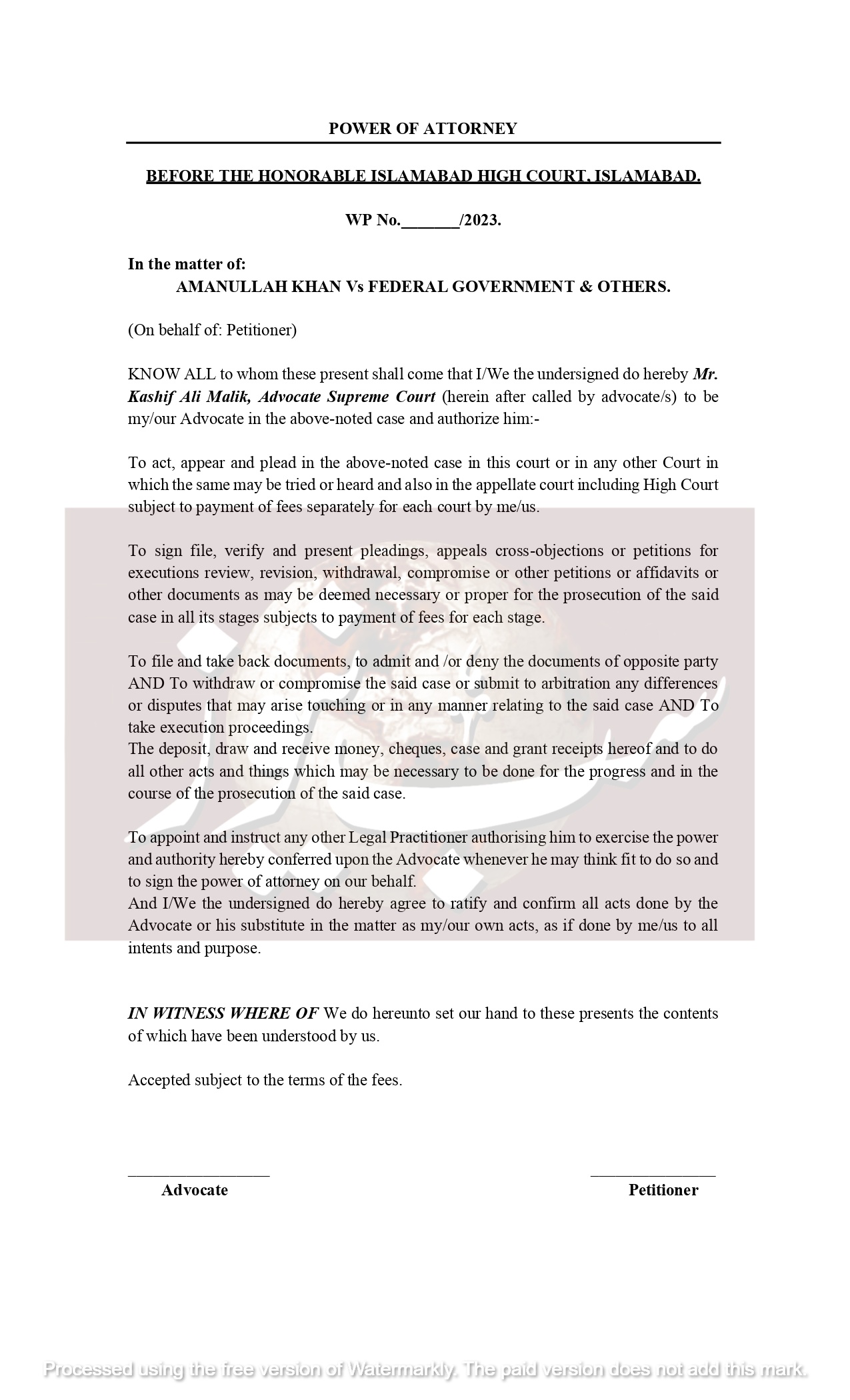 Aman Ullah Khan Vs FOP CDA 2 page 0036
