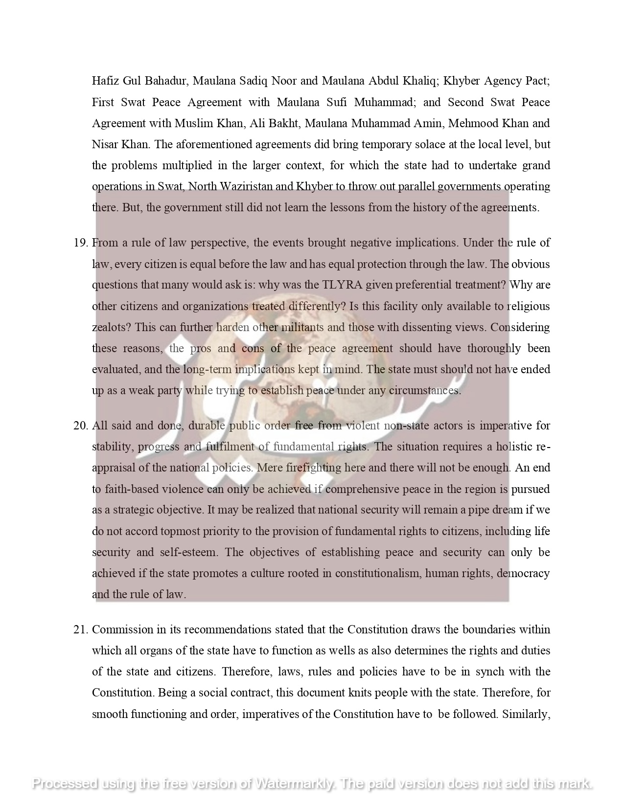 Brief on Faiz Abad Dharna Dated page 0005