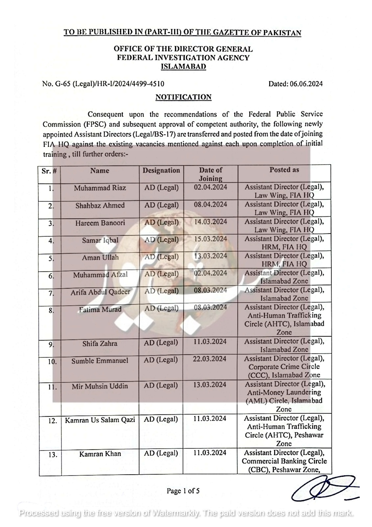 ADs Legal UT Posting Order page 0001 1