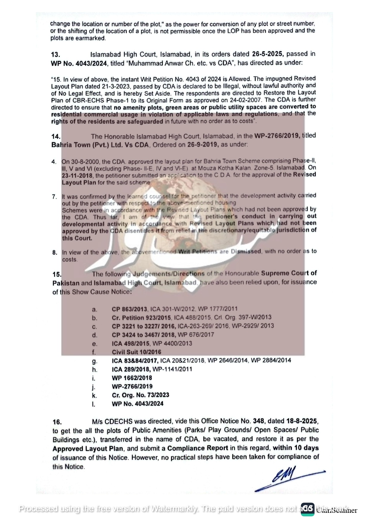 Show Cause Notice CDECHS 30 9 25 425 page 0005