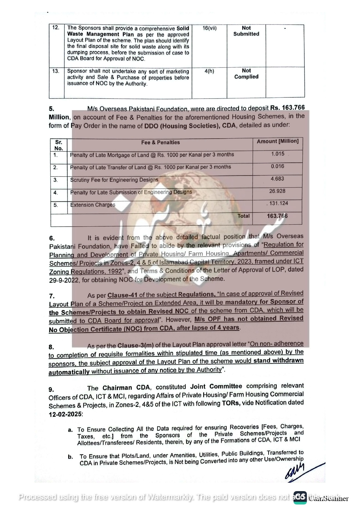 Show Cause Notice OPF HS 10 10 25 446 page 0003