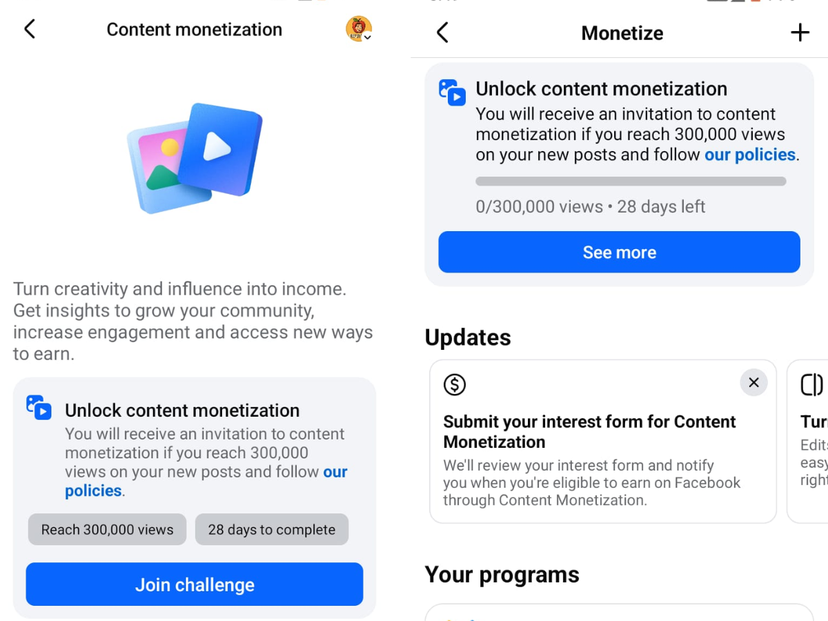 content monetization