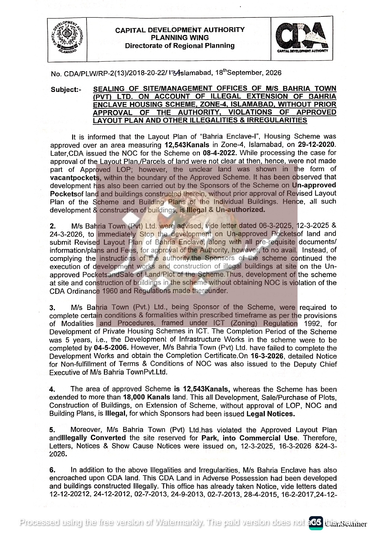 Sealing of Site Bahria Enclave 18 9 26 134 page 0001 1